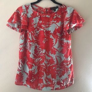 Banana Republic Flutter Sleeve Blouse